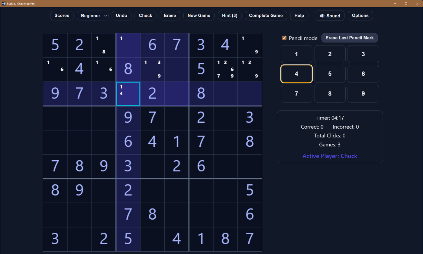 Beginner board, dark theme